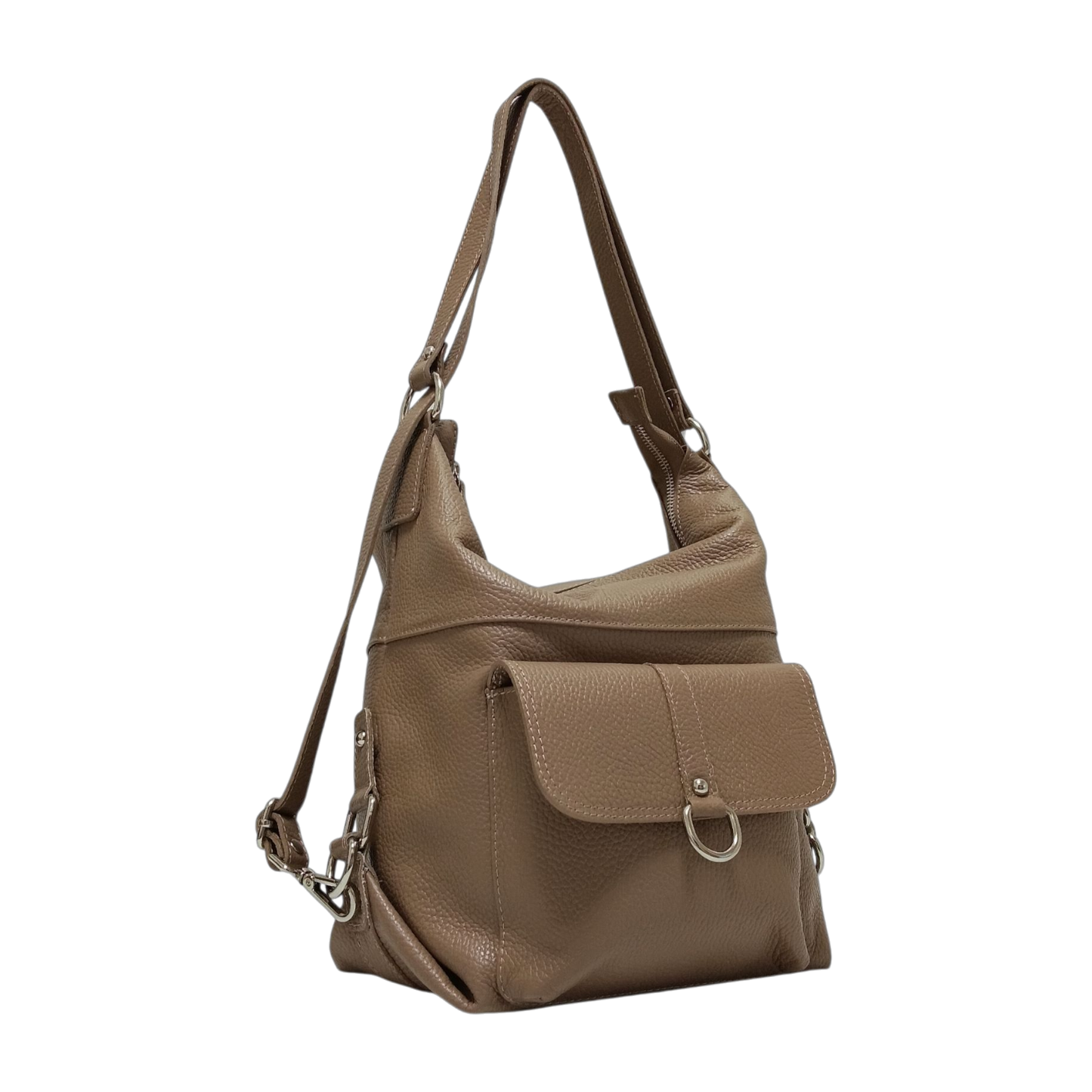 ES208-BORSA A SPALLA E CONVERTIBILE IN ZAINO