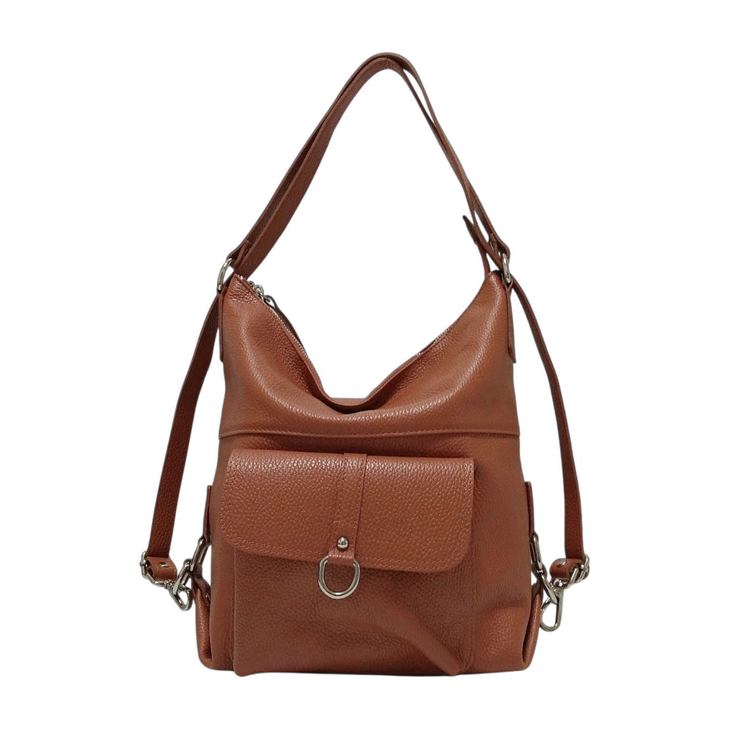 ES208-BORSA A SPALLA E CONVERTIBILE IN ZAINO