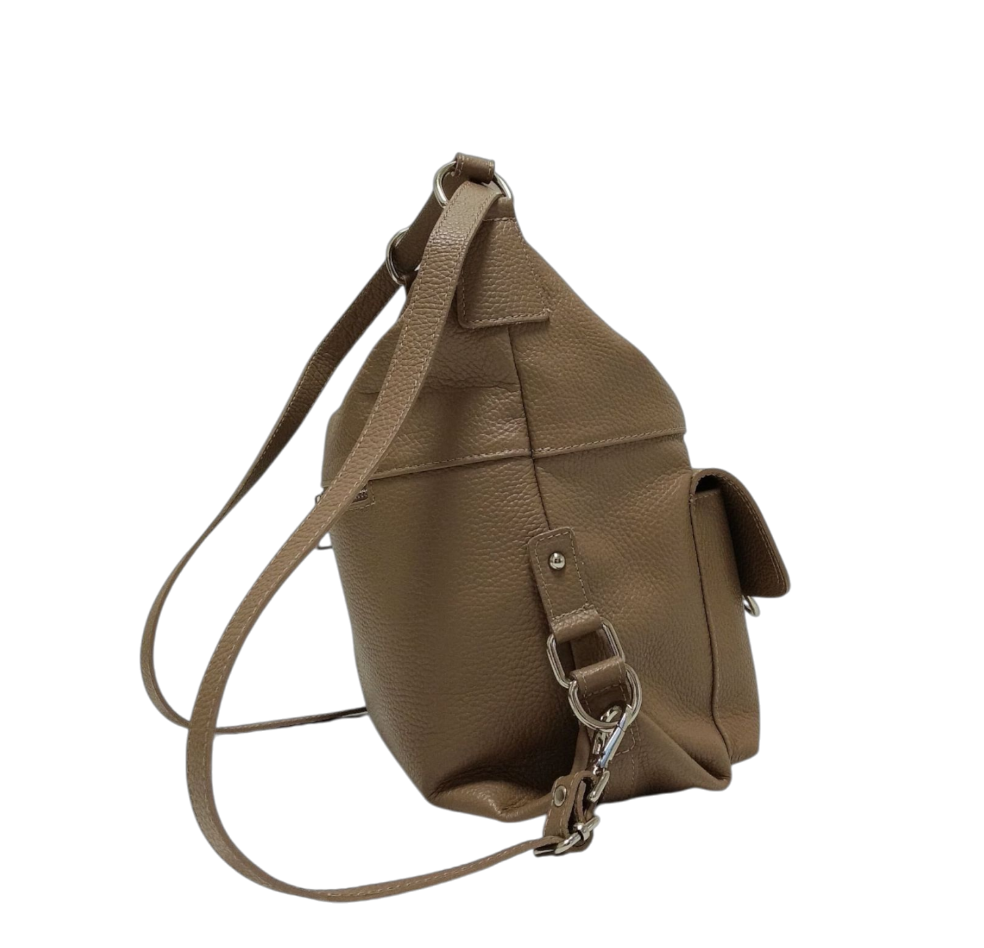 ES208-BORSA A SPALLA E CONVERTIBILE IN ZAINO