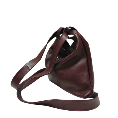 ED227-BORSA A SPALLA CONVERTIBILE IN ZAINO