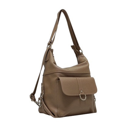 ES208-BORSA A SPALLA E CONVERTIBILE IN ZAINO