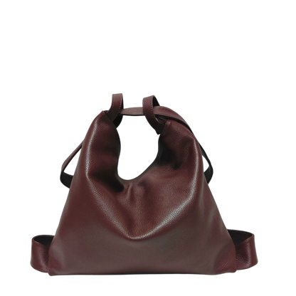 ED227-BORSA A SPALLA CONVERTIBILE IN ZAINO