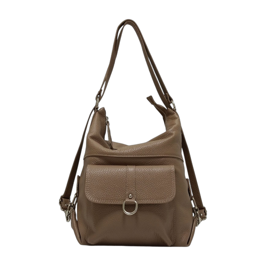 ES208-BORSA A SPALLA E CONVERTIBILE IN ZAINO