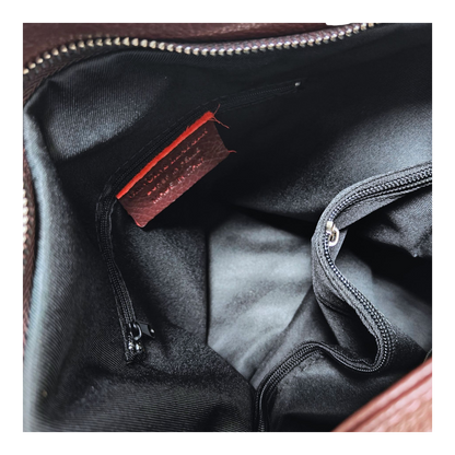 ED227-BORSA A SPALLA CONVERTIBILE IN ZAINO