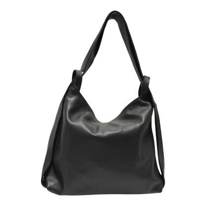 ED227-BORSA A SPALLA CONVERTIBILE IN ZAINO