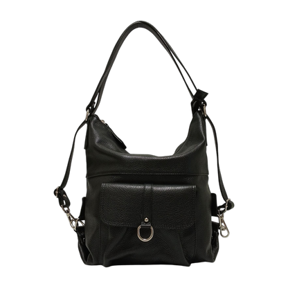 ES208-BORSA A SPALLA E CONVERTIBILE IN ZAINO