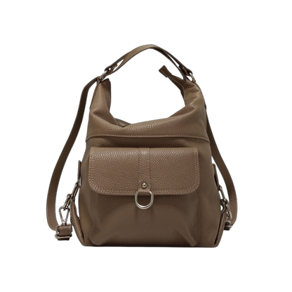 ES208-BORSA A SPALLA E CONVERTIBILE IN ZAINO