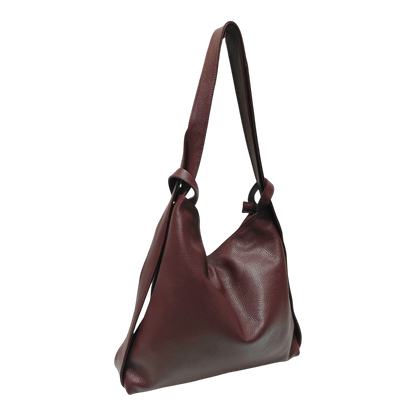 ED227-BORSA A SPALLA CONVERTIBILE IN ZAINO